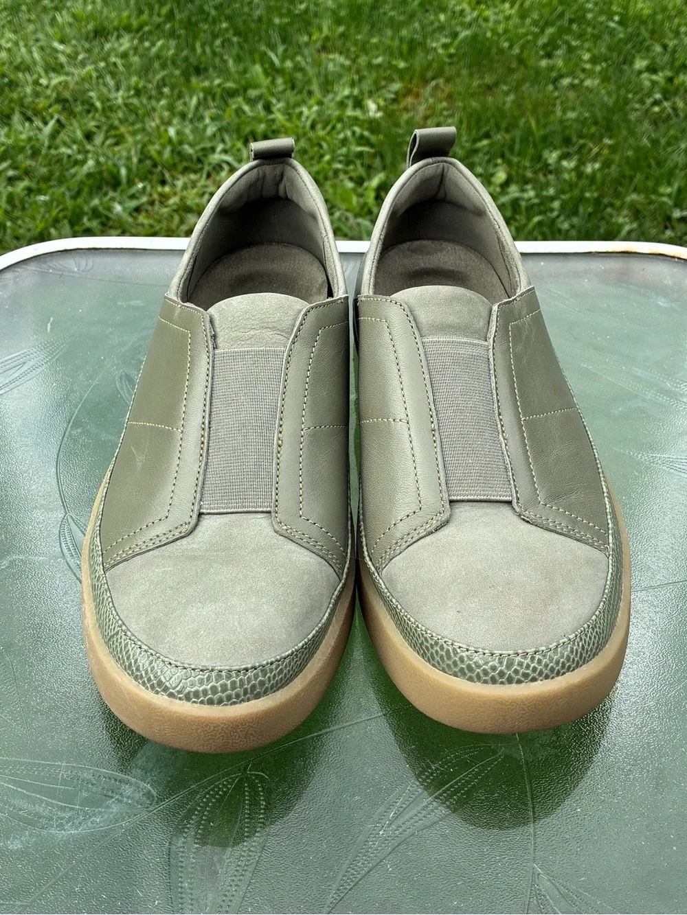 Vionic Slip-On Loafers Zinah Sage Green Women's 7.5